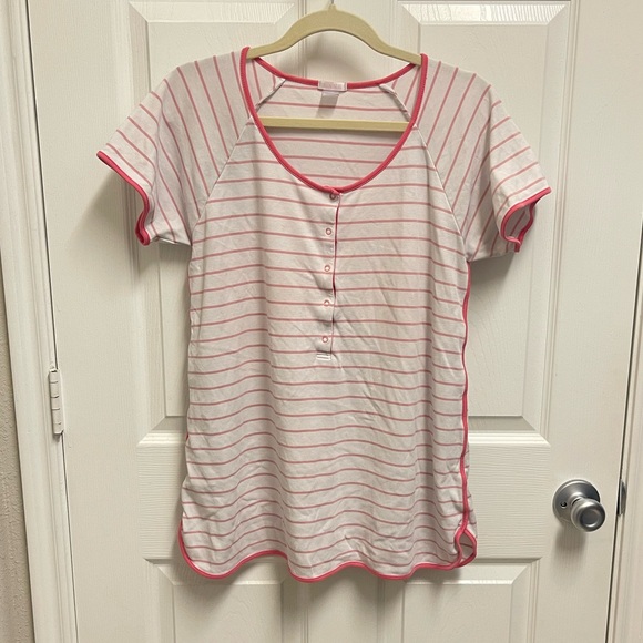 LAKE Other - LAKE Pajamas Striped Nursing Pajama Top